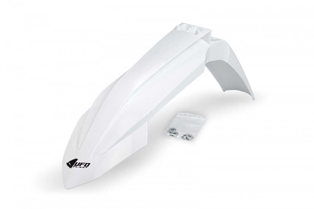 UFO Voorspatbord Wit KTM SX 125/150/250/300 2023- & SX-F 250/350/450 2023- & KTM EXC/EXC-F 250/300/350/450/500 2024-