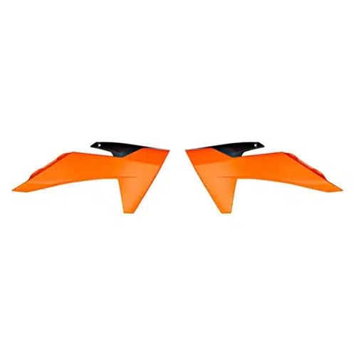 Racetech Radiator Kappen Oranje/Zwart KTM SX 50 2024-