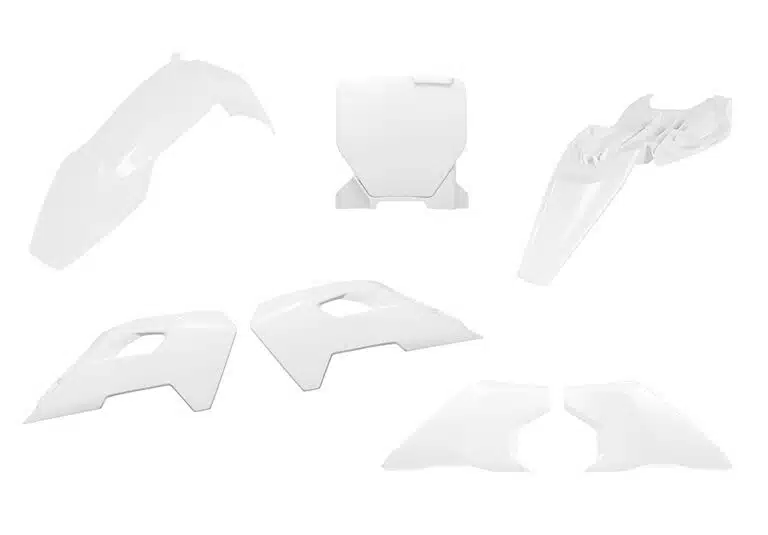 Racetech plastic kit Wit Husqvarna TC 65 2024-