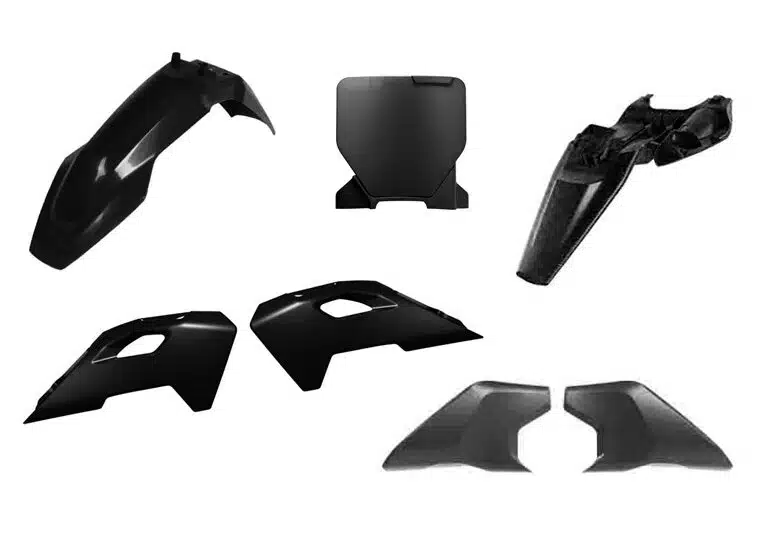 Racetech plastic kit Zwart Husqvarna TC 65 2024-