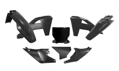 Racetech plastic kit Zwart Husqvarna TC/FC 125/250/350/450 2025- ( full kit )