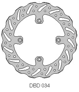 Delta Braking voor remschijf ( 218,5mm ) Type G KTM SX 85 2004-2012 & SX 105 2004-2011 & Husqvarna TC 85 2014-2015