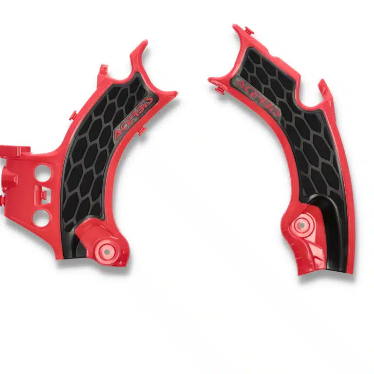 Acerbis X-Grip frame beschermers rood / zwart Honda CRF 250R/RX 2022- & CRF 450R/RX 2021-