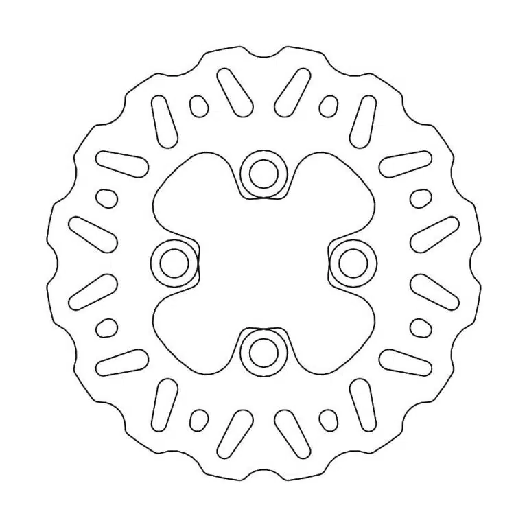 Moto Master Nitro voor remschijf links of rechts ( 161mm ) Yamaha Quad/ATV