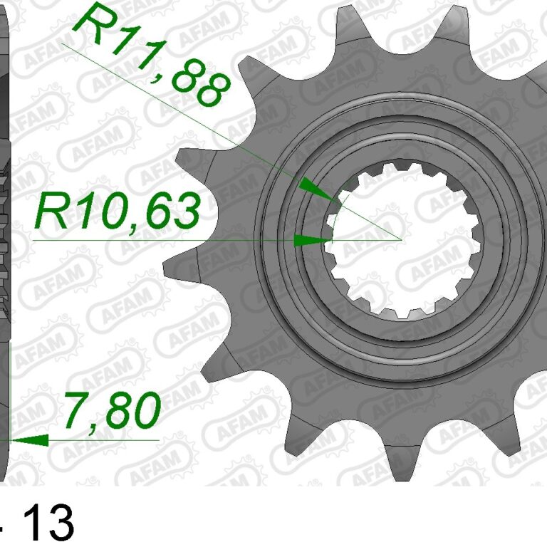 AFAM voortandwiel staal Honda CRF 250R 18- & CRF 250RX 19-