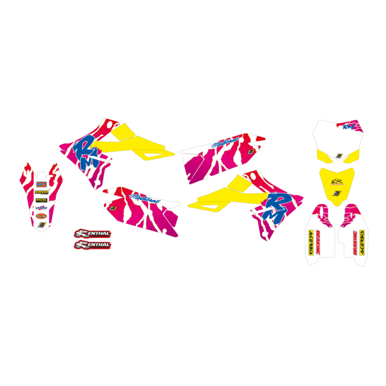 Blackbird Retro stickerset Suzuki RM-Z 250 2019- & RM-Z 450 2018-