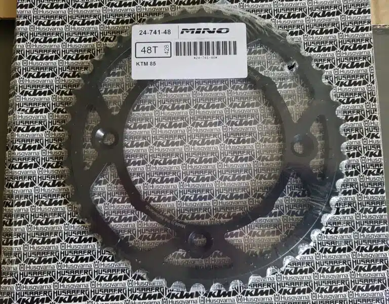 Mino achtertandwiel staal KTM SX 85 2004- & Husqvarna TC 85 2014- & Gas Gas MC 85 2021-