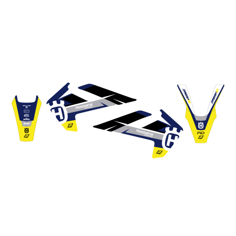 Blackbird stickerset Dream 5 Husqvarna TC/FC 125/250/350/450 2016-2018 & TE/FE 125/250/300/350/450/501 2017-2019