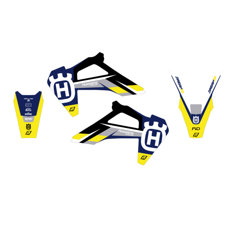 Blackbird stickerset Dream 5 Husqvarna TC/FC 125-450 2019-2022 & FE/TE 250-501 2020-2023