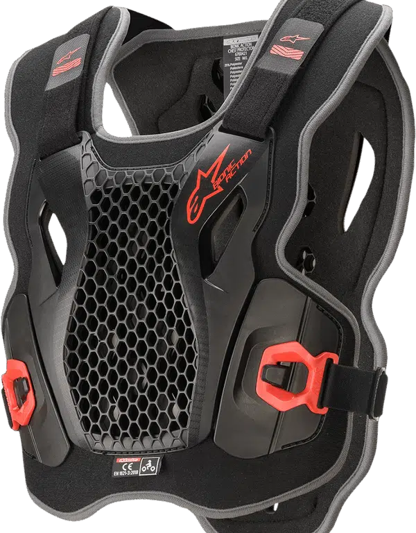 Alpinestars Bionic Action Bodyprotector Zwart / Rood maat XL/XXL