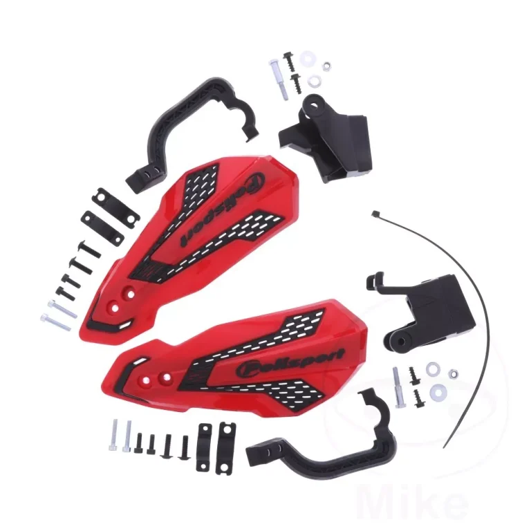 Polisport MX Flow Handkappen Rood / Zwart Honda CRF 250R 2009-2023 & CRF 450R 2009-2023
