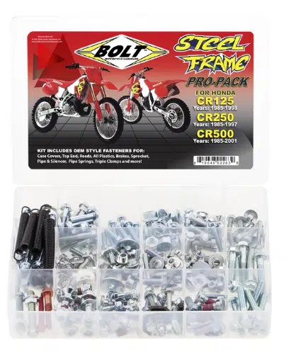 Bolt Pro Pack Steel Frames Honda CR 125R 85-98 & CR 250R 85-97 & CR 500R 85-01