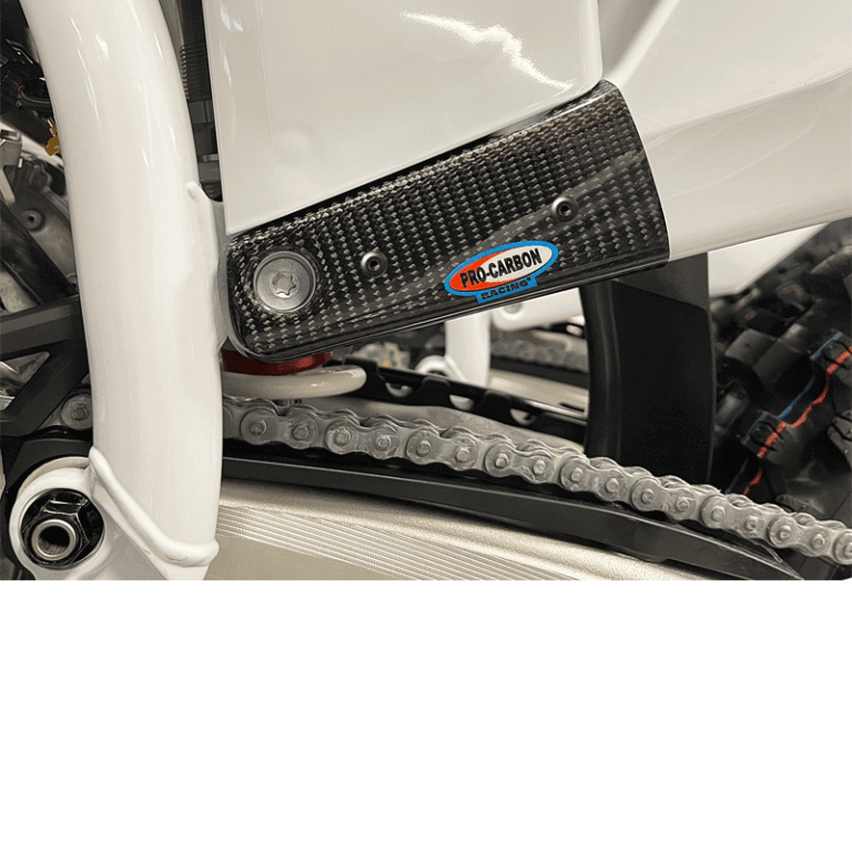 Pro Carbon sticker beschermer zijnummerborden Husqvarna TC 125/250 2023-2025 & Husqvarna FC 250/350/450 2023-2025 & TE 250/300 2024-2025 & FE 250/350/450/501 2024-2025