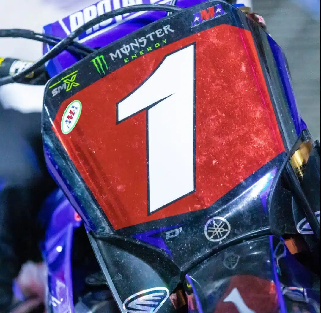 Cycra Stadium voornummerplaat Wit Yamaha YZ 250F 2024 & YZ 450F 2023- - Afbeelding 4