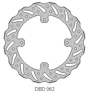 Delta Braking Vintage voor remschijf DBD062