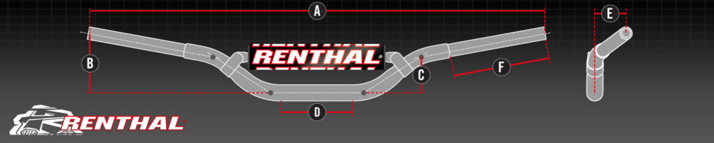 Renthal Stuur Fatbar MCGRATH / Short KTM 2016 OEM type 821 Zwart - Afbeelding 2