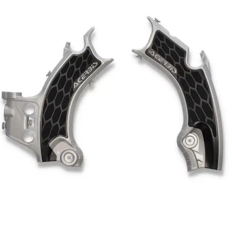 Acerbis X-Grip frame beschermers Zilver / Zwart Honda CRF 250R/RX 2022- & CRF 450R/RX 2021-