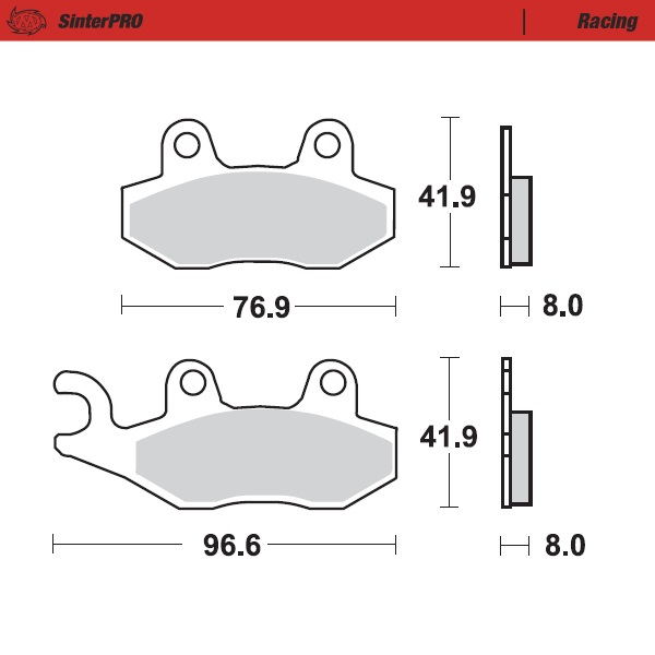 Moto Master voor remblokken Sinter Pro 091911