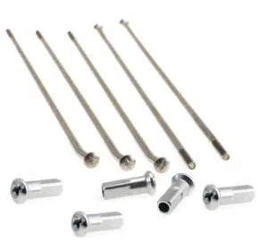 Haan Wheels spaak + nippel 5 stuks voor 19" Haan Wheels Naaf KTM/Yamaha/Honda/Kawasak/Suzuki Achterwiel