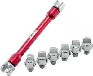 DRC spaaksleutel set Rood