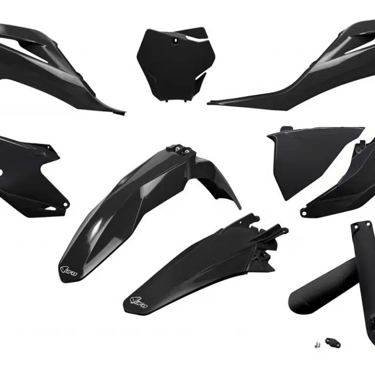 UFO plastic kit Zwart Gas Gas MC 125 2021-2023 & MC 250F/450F 2021-2023 & MC 250 2022-2023 & MC 350F 2022-2023 ( full kit )