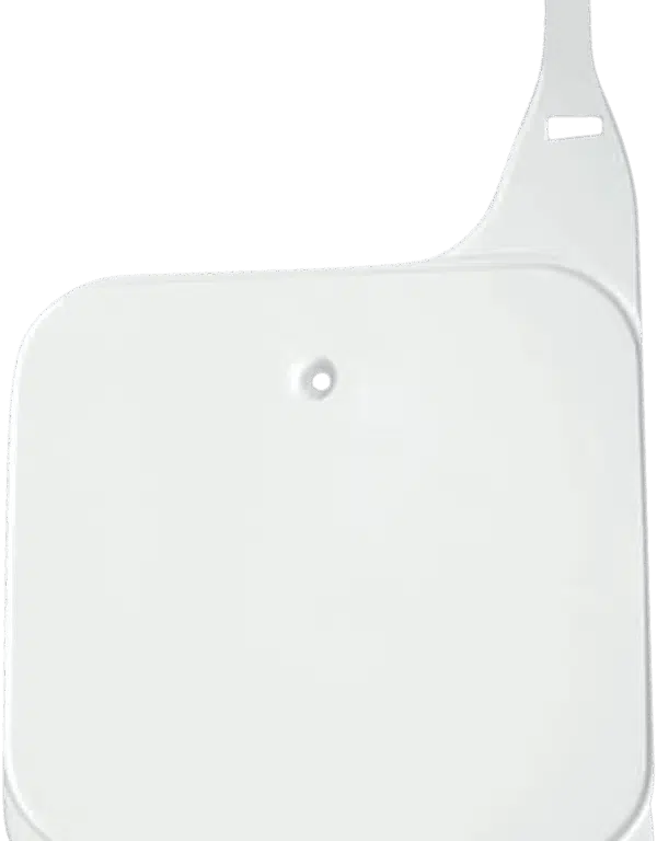 UFO voornummerplaat Wit / Upside Down fork Honda CR 125R/250R/500R 1990-1994