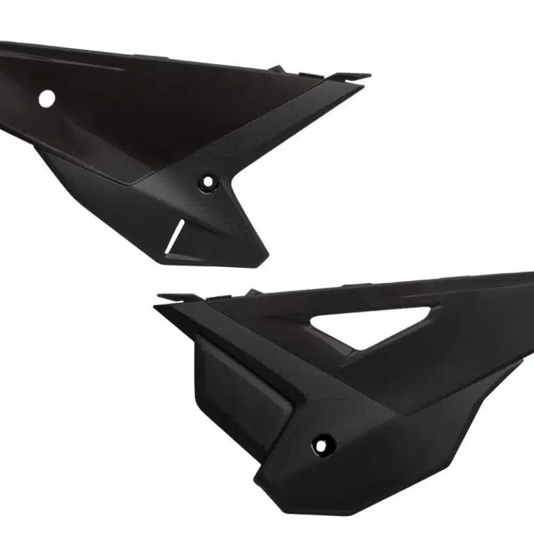 UFO Zijnummerborden Zwart Honda CRF 250R 2022-2024 & CRF 450R 2021-2024 ( restyle 2025 )