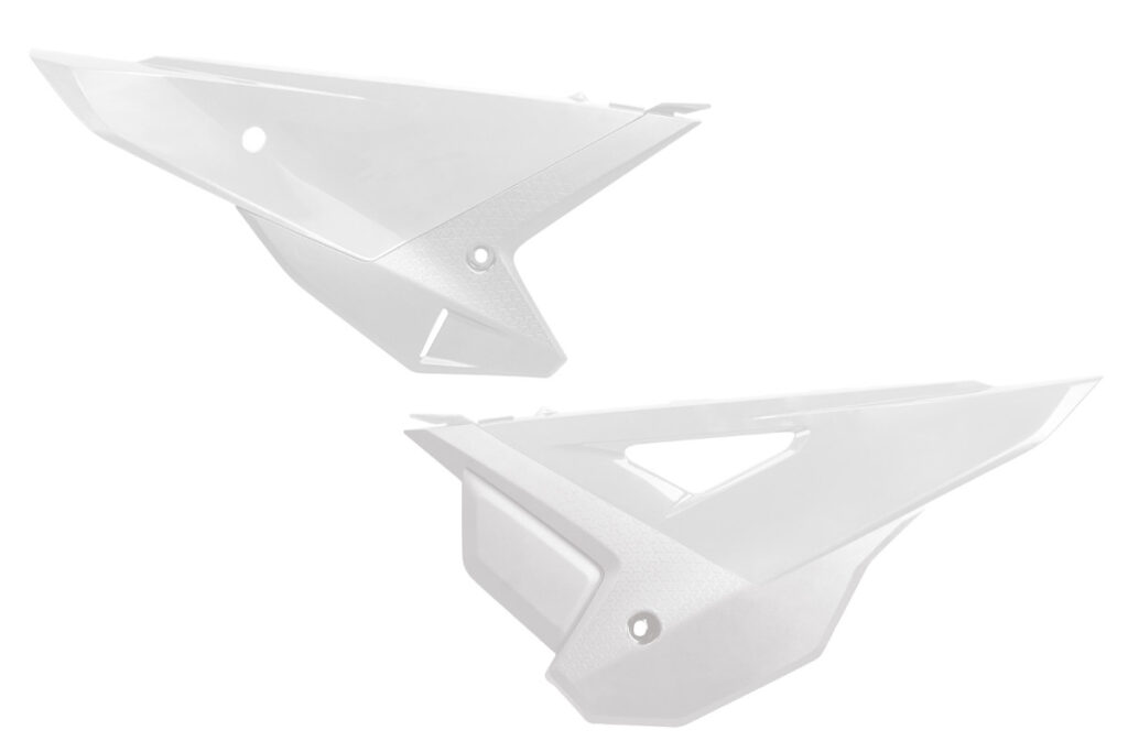UFO Zijnummerborden Wit Honda CRF 250R 2022-2024 & CRF 450R 2021-2024 ( restyle 2025 )