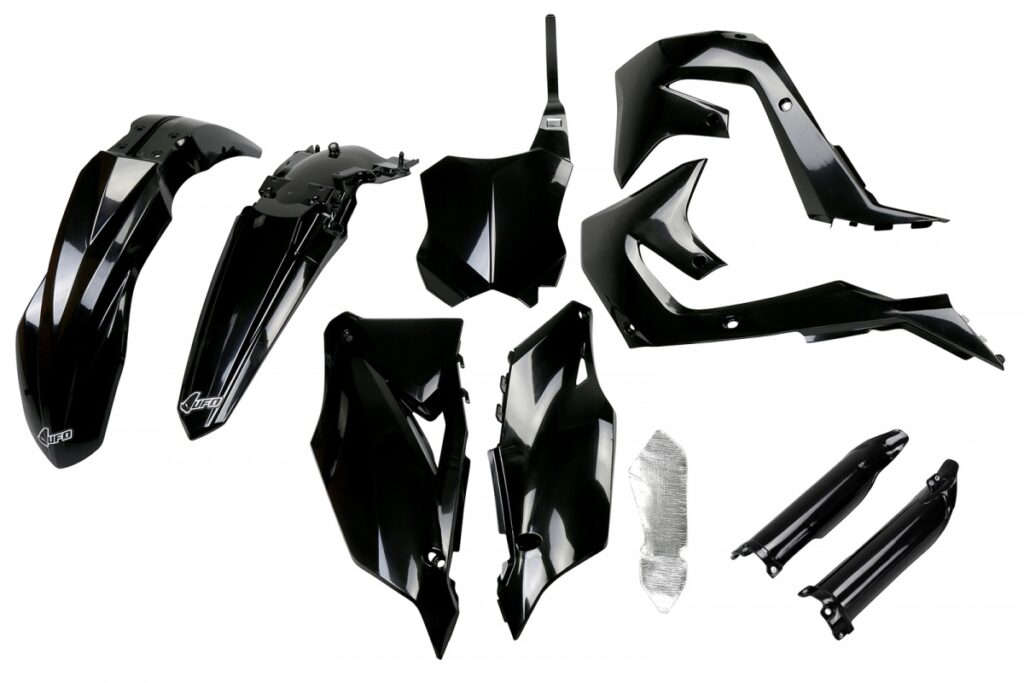 UFO plastic kit Zwart Kawasaki KX 250F 2021-2024 & KX 450F 2019-2023 ( full kit )