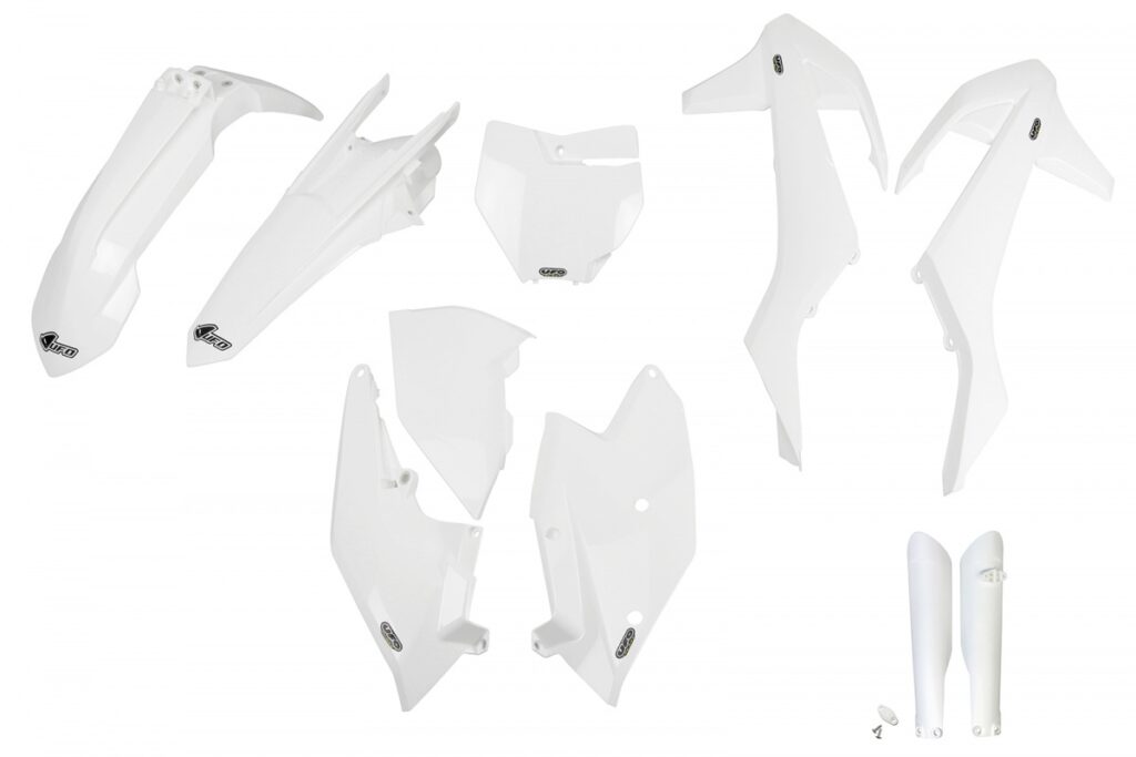 UFO plastic kit Wit KTM SX 125/150 16-18 & SX 250 17-18 & SX-F 250/350/450 16-18 ( full kit )
