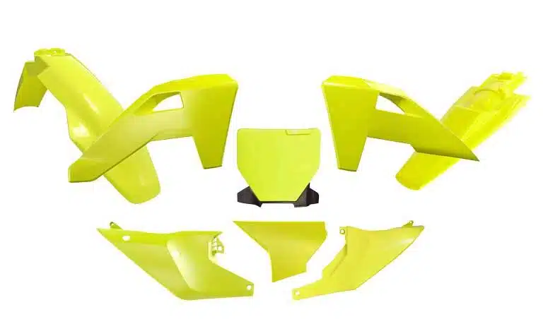 Racetech plastic kit Fluor Geel Husqvarna TC/FC 125/250/350/450 2025-
