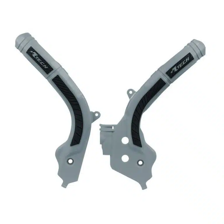 Racetech frame beschermers Grijs / Zwart KTM 16-18 & Husqvarna 16- & Gas Gas