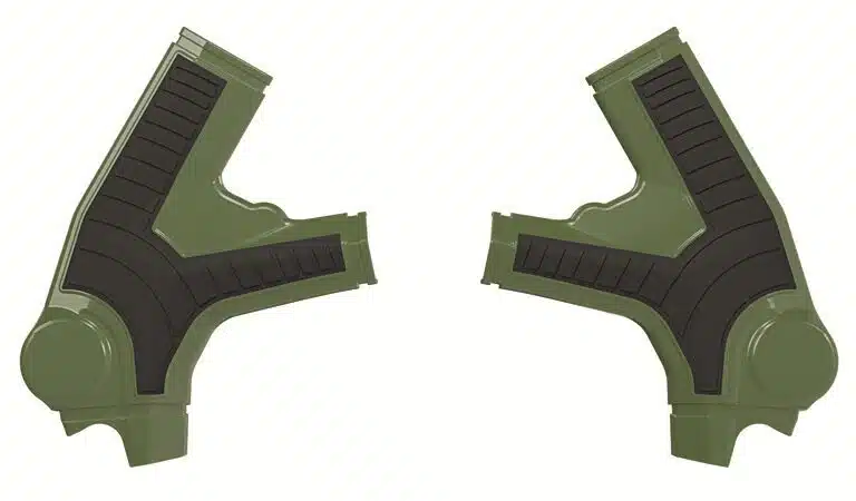 Racetech frame beschermers zwart / groen Sur-Ron Ultra Bee