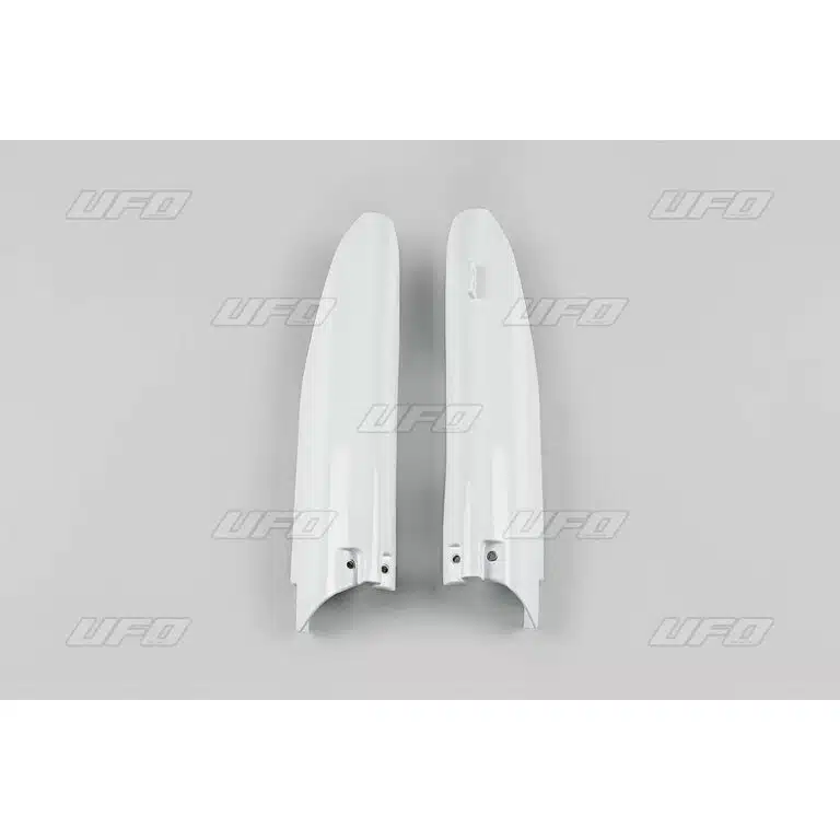 UFO voorvork beschermers Wit Suzuki RM 125/250 07-11 & RM-Z 250 07- & RM-Z 450 07-