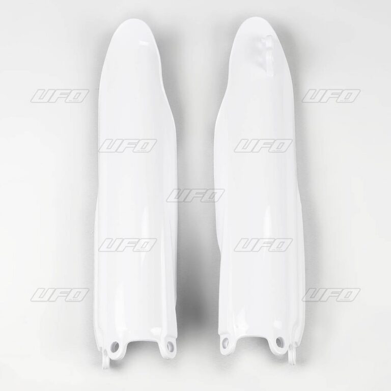 UFO voorvork beschermers Wit Yamaha YZ 125/250 08-14 & YZ 250F/450F 08-09