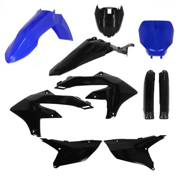 Acerbis plastic kit Zwart / Blauw Yamaha YZ 250F 2024- & YZ 450F 2023-