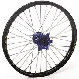 Excel achterwiel compleet zwarte velg + Haan Wheels blauwe naaf 19-2.15 KTM SX/SX-F 13- & Husqvarna TC/FC 16-