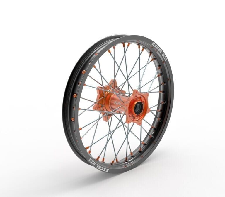Sport Achterwiel compleet Zwarte Excel One velg + Kite Oranje naaf 19-2.15 alle KTM SX/SX-F 2023-