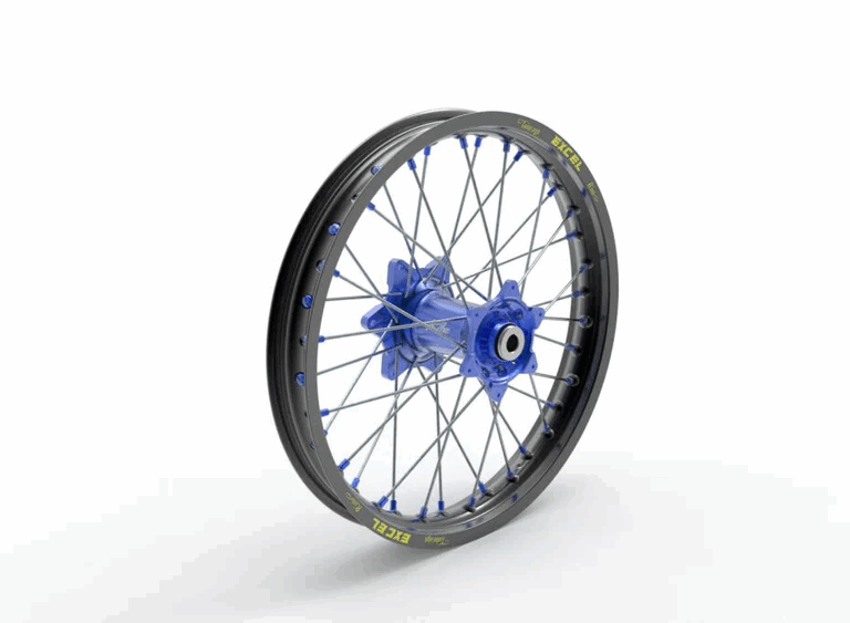 Elite Achterwiel compleet Zwarte Excel Signature velg + Kite Blauwe naaf 16-1.85 Yamaha YZ 80 1993-2001 & YZ 85 2002-