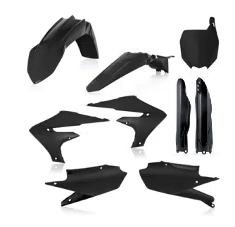 Acerbis plastic kit Zwart Yamaha YZ 250F 19-22 & YZ 450F 18-22