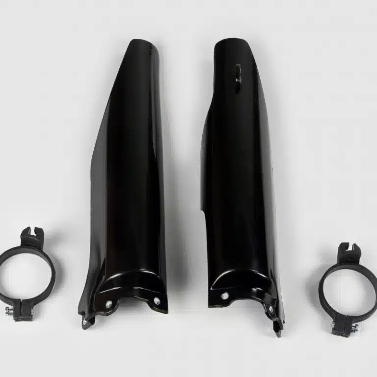 UFO voorvork beschermers Zwart Kawasaki KX 250F 2004-2005 & KX 125/250 2004-2008 & Suzuki RM-Z 250 2004-2006