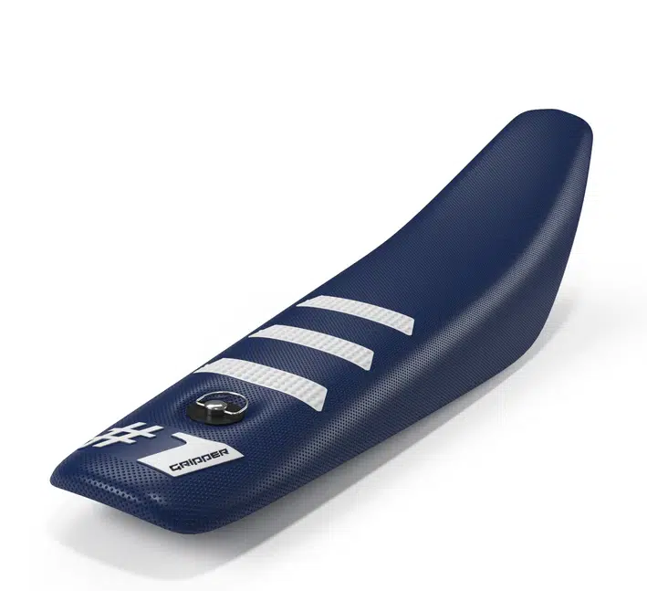 Onegripper waterdicht universeel zadelovertrek Light Ribbed Mini Donker Blauw / Wit #1