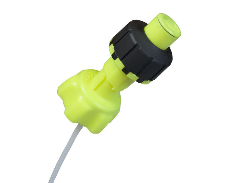 Racetech brandstoftank vervangende dop fluor geel