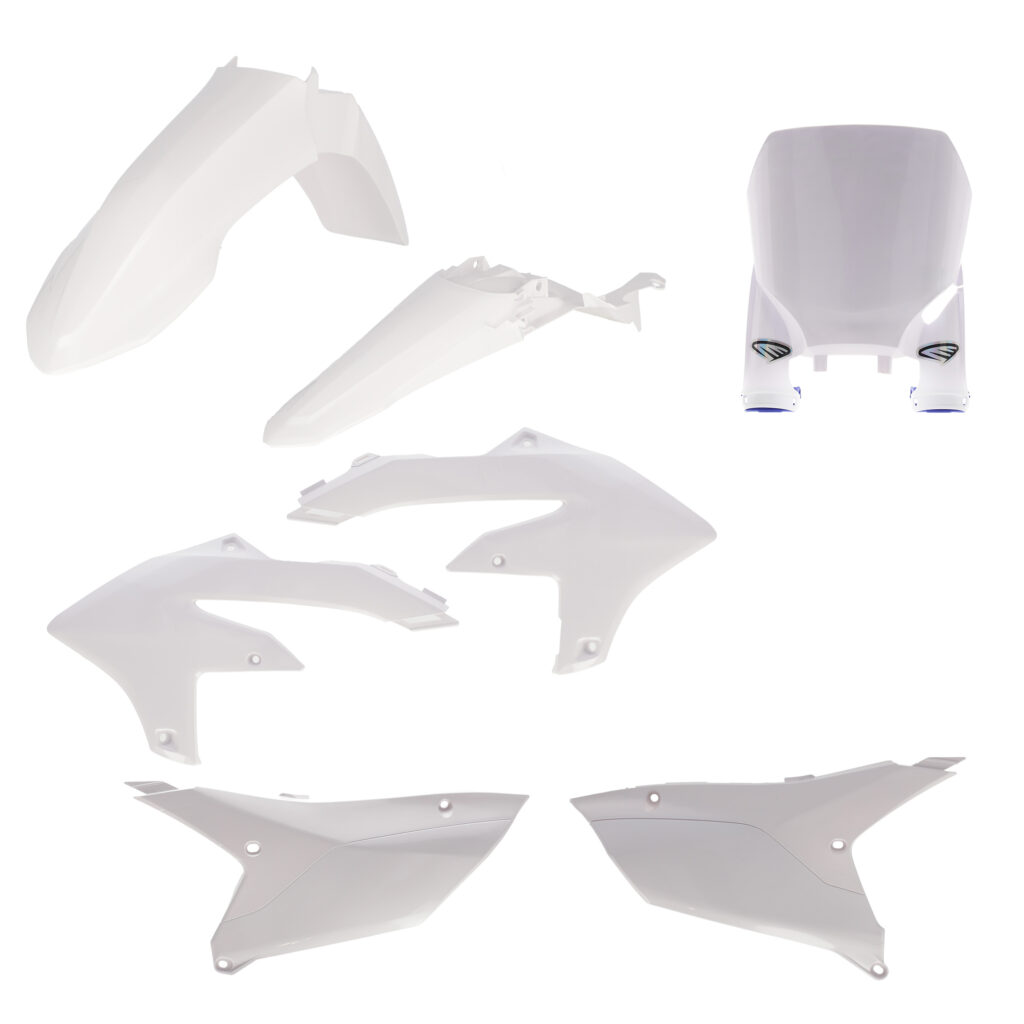 Cycra plastic kit Wit Yamaha YZ 250F 2024- & YZ 450F 2023-