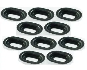 Bolt Oval kettinggeleider dopje ( washer ) Honda CR 80R/125R/250R/500R 1989-2008 & CRF 250R/450R 2002- ( 10 stuks )