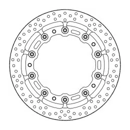 Moto Master Zwevende 6mm voor remschijf 320mm 117058