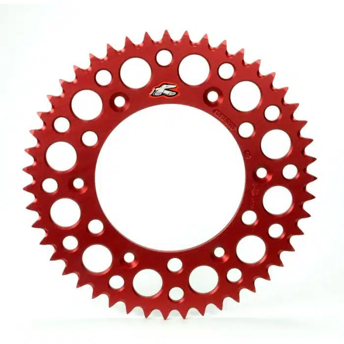 Renthal achtertandwiel 50 tands ultralight aluminium rood Honda CR/CRF