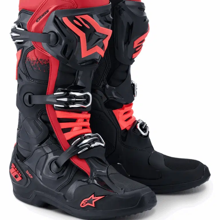 Alpinestars Tech 10 MX Laarzen Zwart/Rood ( 2026 collectie )