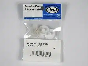 Arai MX-V schroefjes set Wit ( 3 pack )