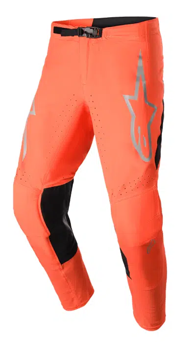 Alpinestars 2025 Supertech Risen volwassen cross broek Hot Oranje / Zwart ( maat 30 )